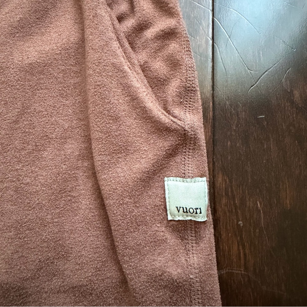 Vuori Performance Jogger Women Size S Brown Tan Elastic Waist Active Gym Workout - Picture 3 of 5